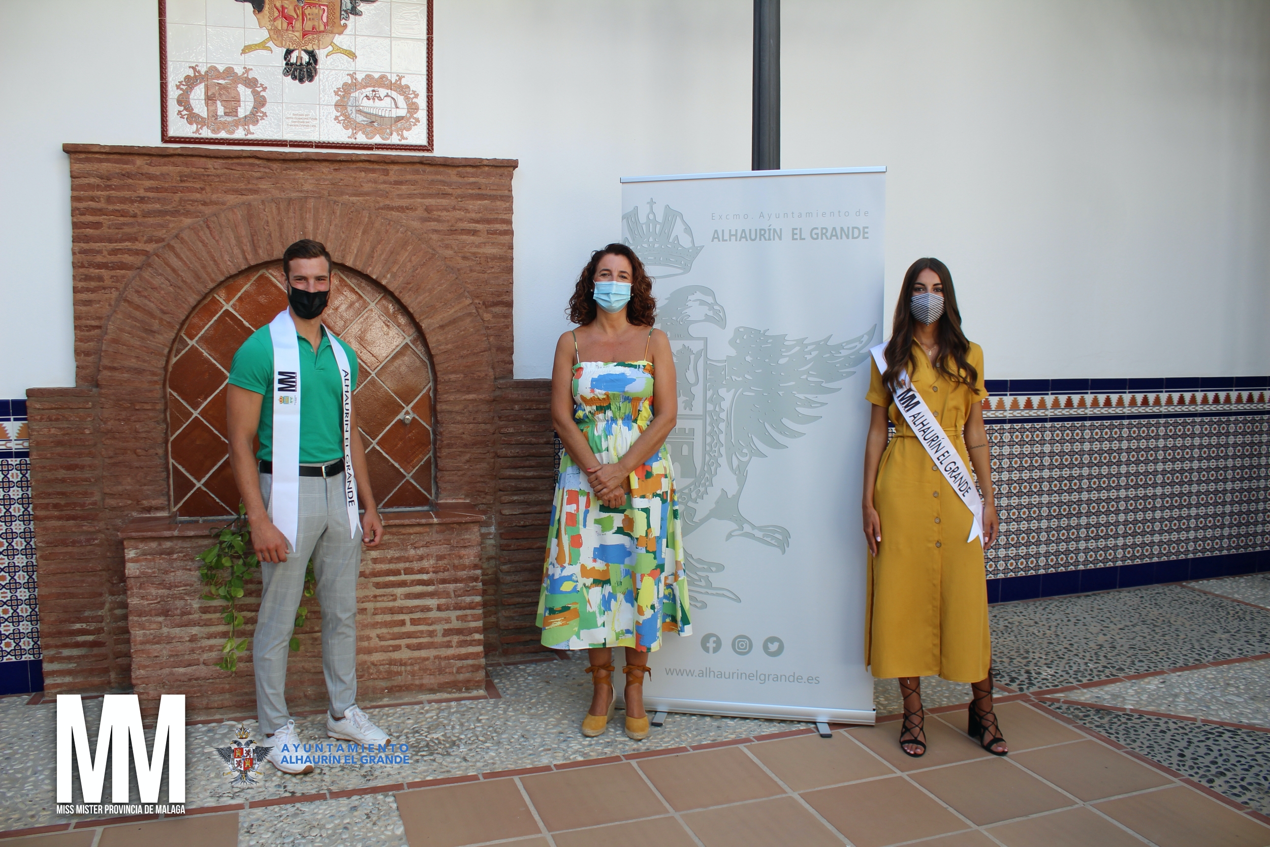 Miss Mister Provincia de Malaga 2021 Miss Mister Alhaurin el Grande Sofia Valderrama Miguel Perez Alcaldesa Toñi Ledesma 1