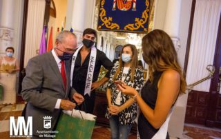 Miss Mister Provincia de Malaga 2021 Miss Mister Malaga Capital Noemi Reina Benjamin Nieto Alcalde Francisco de la Torre 2