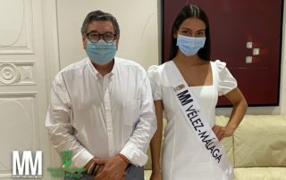 Miss Mister Provincia de Malaga 2021 Miss Velez Malaga Claudia Santisteban Alcalde Antonio Moreno 2