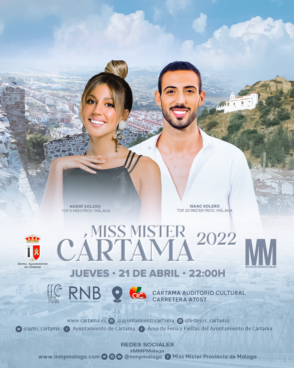 Cartel Gala Final Miss Mister Cartama 2022