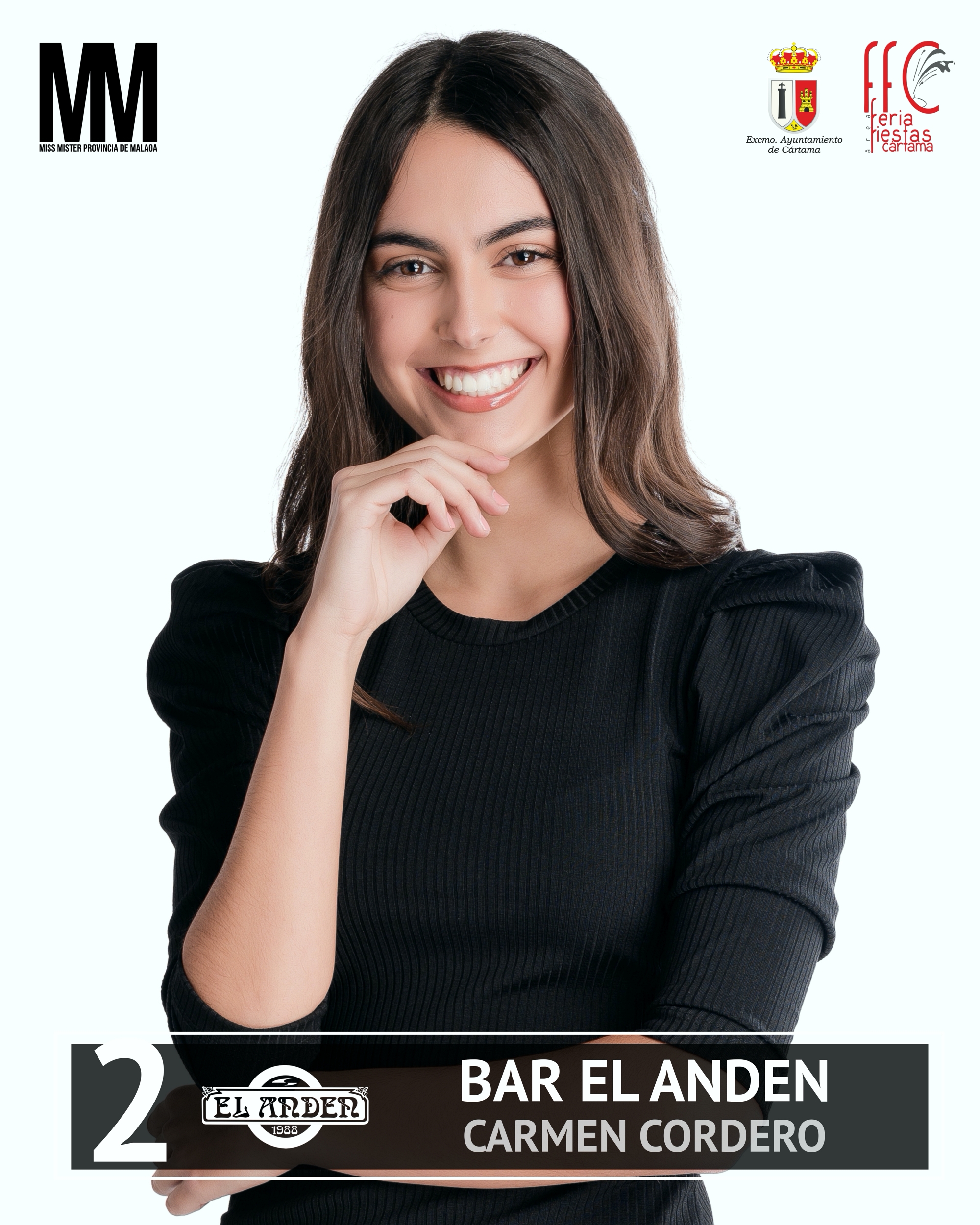 2 Miss Bar El Anden Carmen Cordero Miss Cartama 2022 Miss Provincia de Malaga