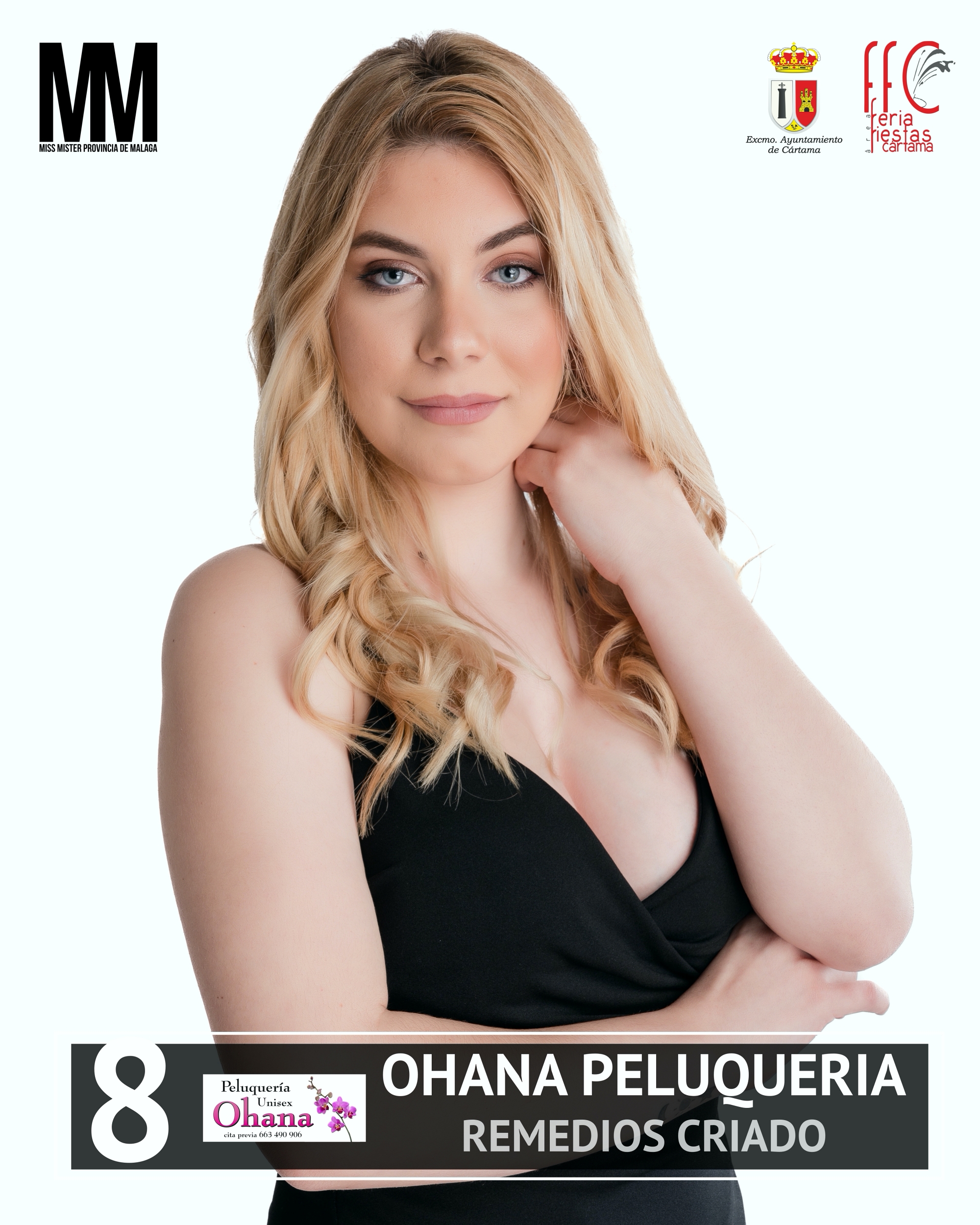 8 Miss Ohana Peluqueria Remedios Criado Miss Cartama 2022 Miss Provincia de Malaga