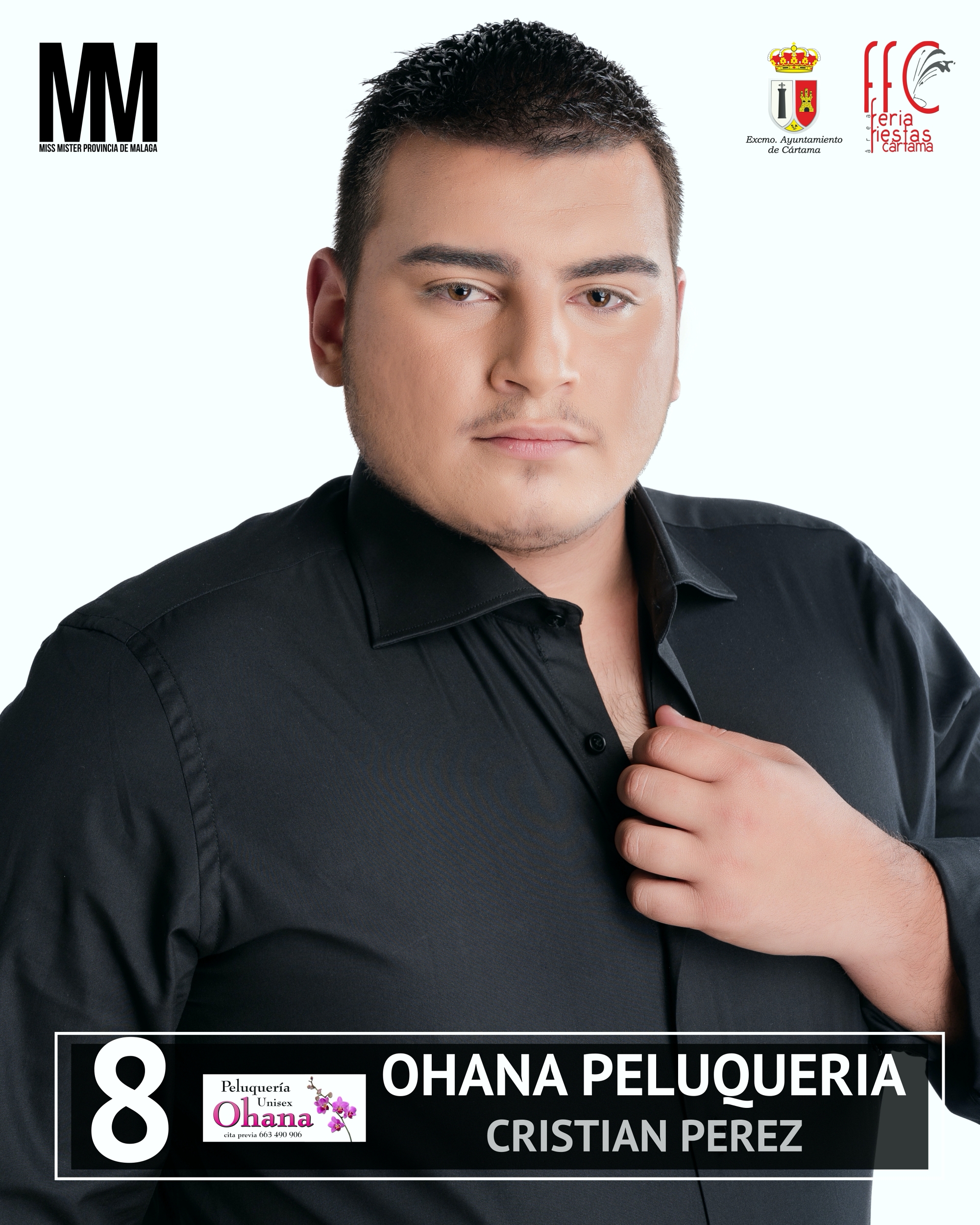 8 Mister Ohana Peluqueria Cristian Perez Mister Cartama 2022 Mister Provincia de Malaga