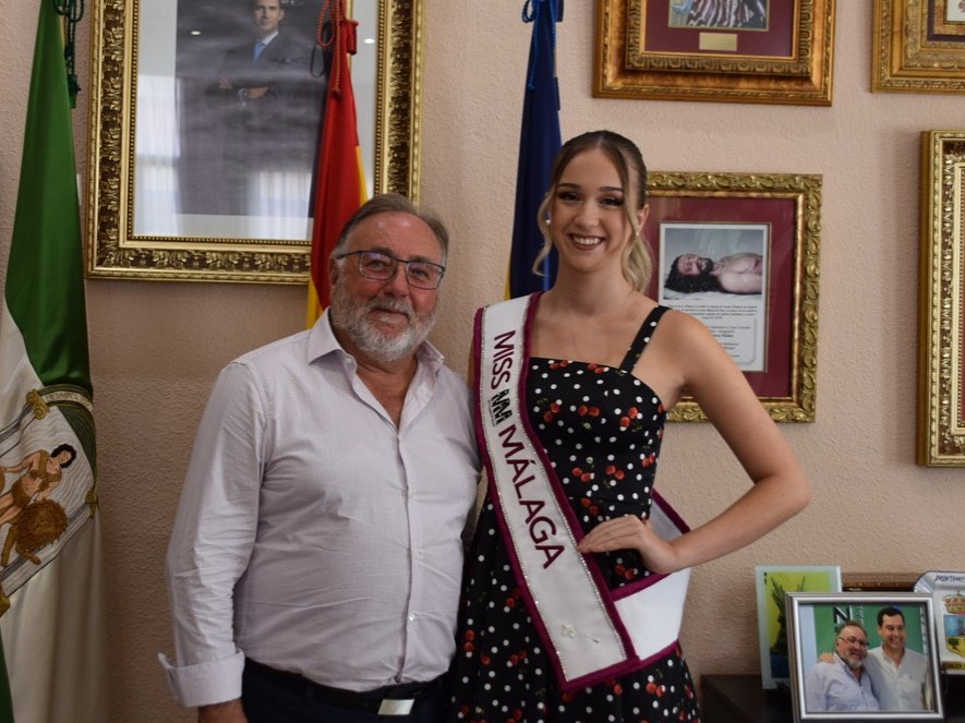 Recibimiento Miss Mister Alhaurin de la Torre 2022 Miss Mister Provincia de Malaga Ayuntamiento de Alhaurin de la Torre Joaquin Villanova Natalia Gomez