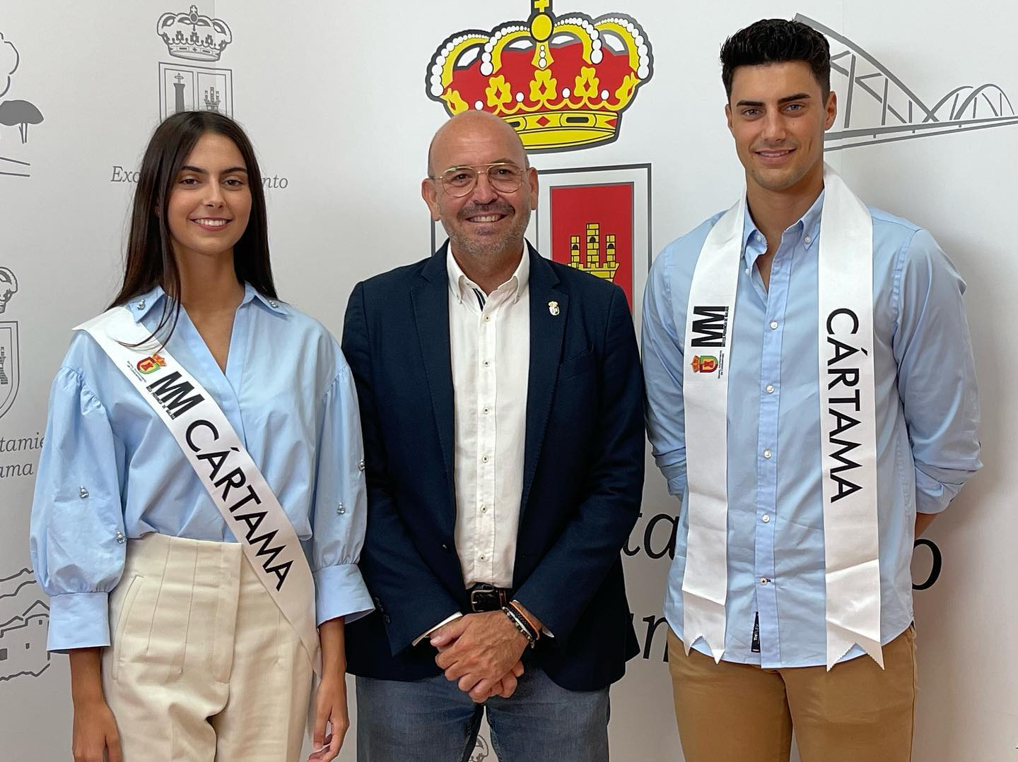 Recibimiento Miss Mister Cartama 2022 Miss Mister Provincia de Malaga Ayuntamiento de Cartama Jorge Gallardo Carmen Cordero Pedro Cordero 1
