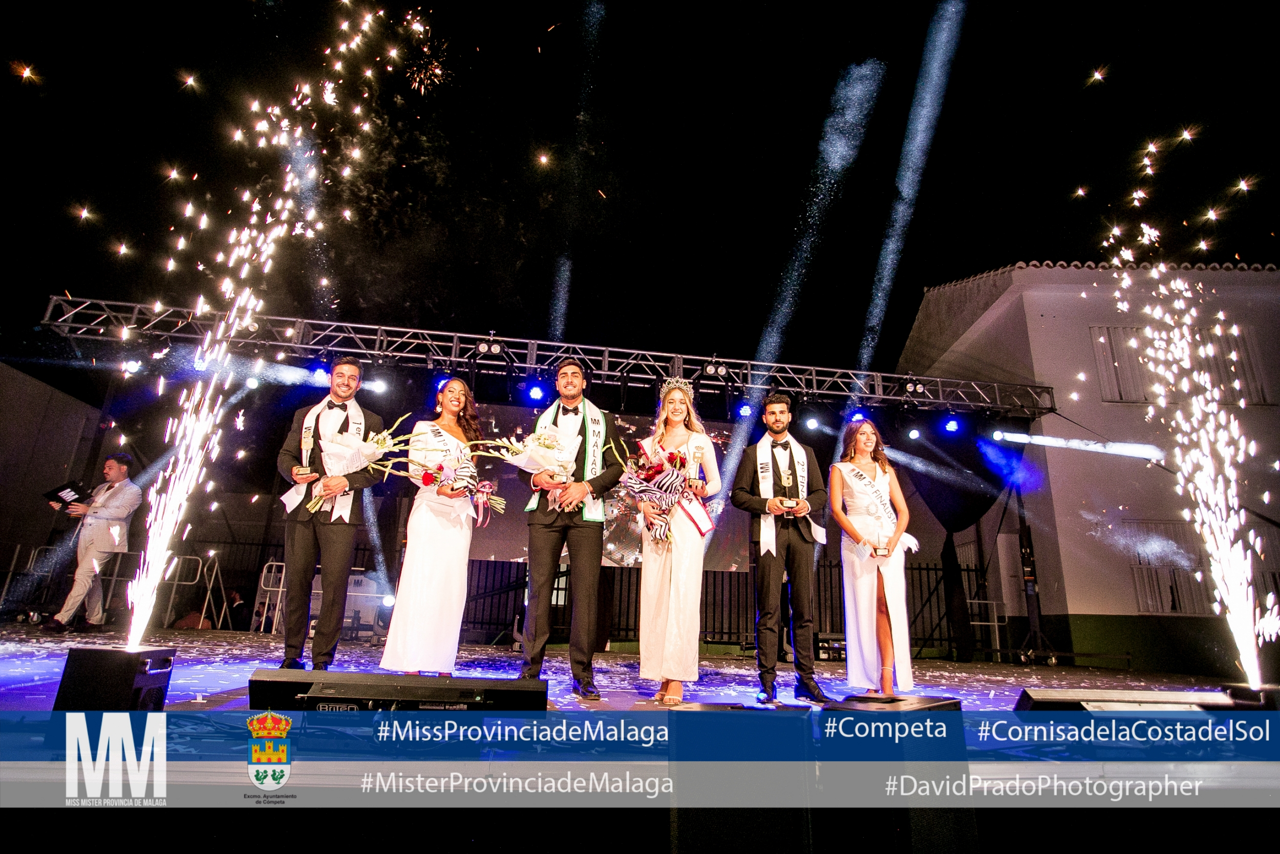 Miss Mister Provincia de Malaga 2021 en Competa, Benjamin Nieto y Natalia Gomez