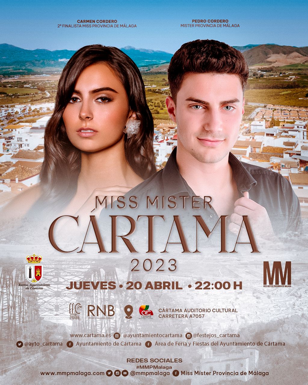 Cartel Gala Miss Mister Cartama 2023