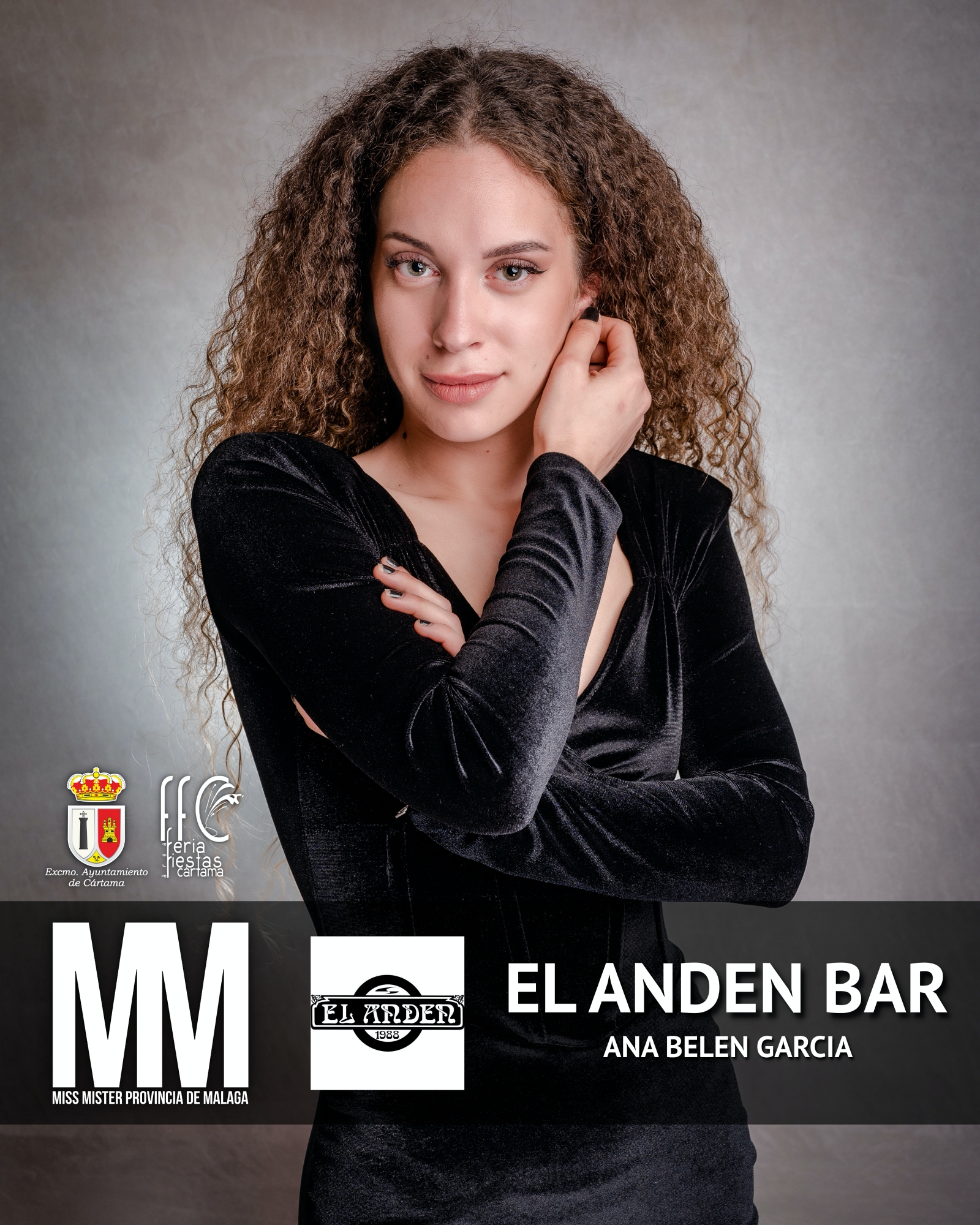 Miss Mister Cartama 2023 El Anden Bar Ana Belen Garcia
