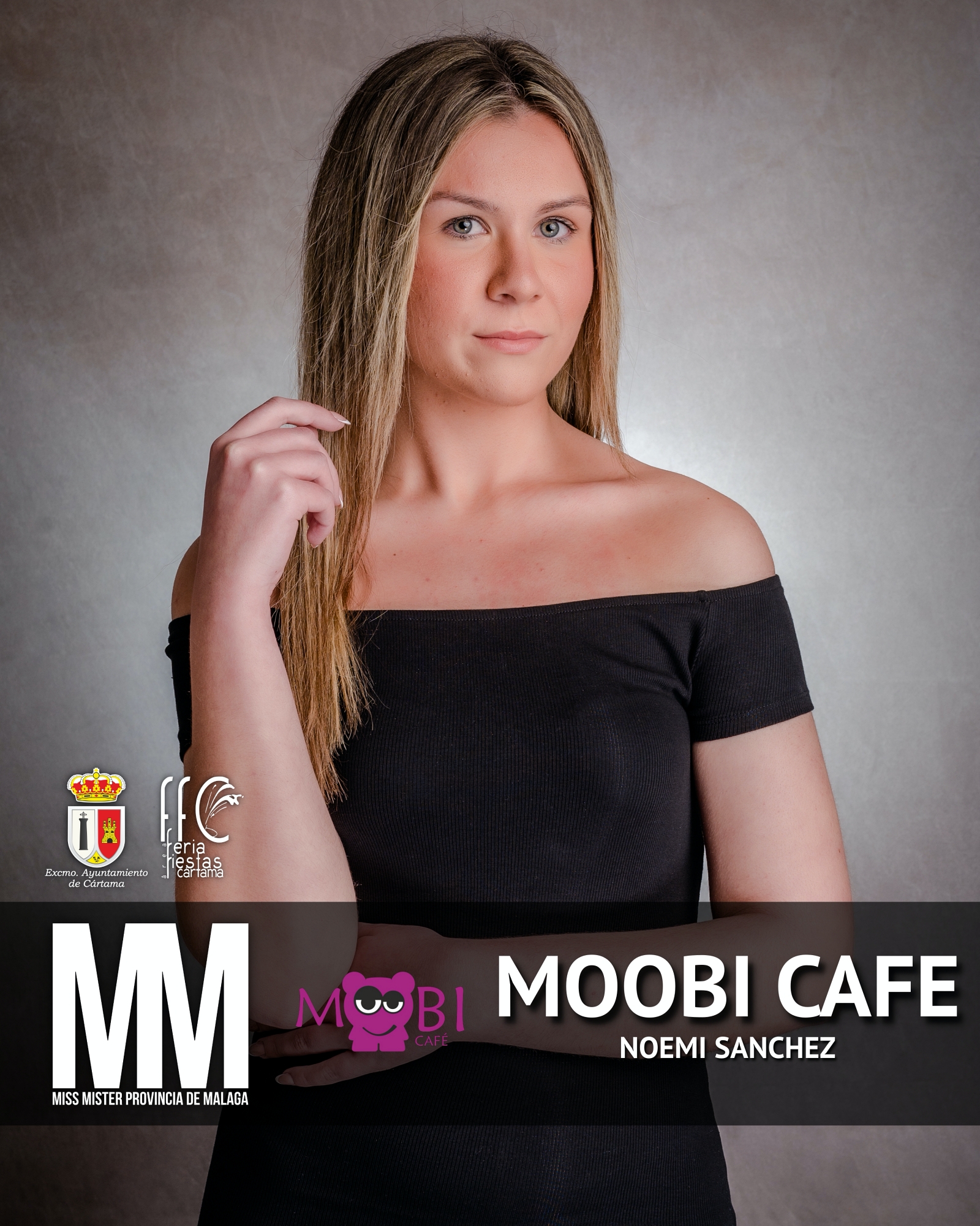 Miss Mister Cartama 2023 Moobi Cafe Noemi Sanchez