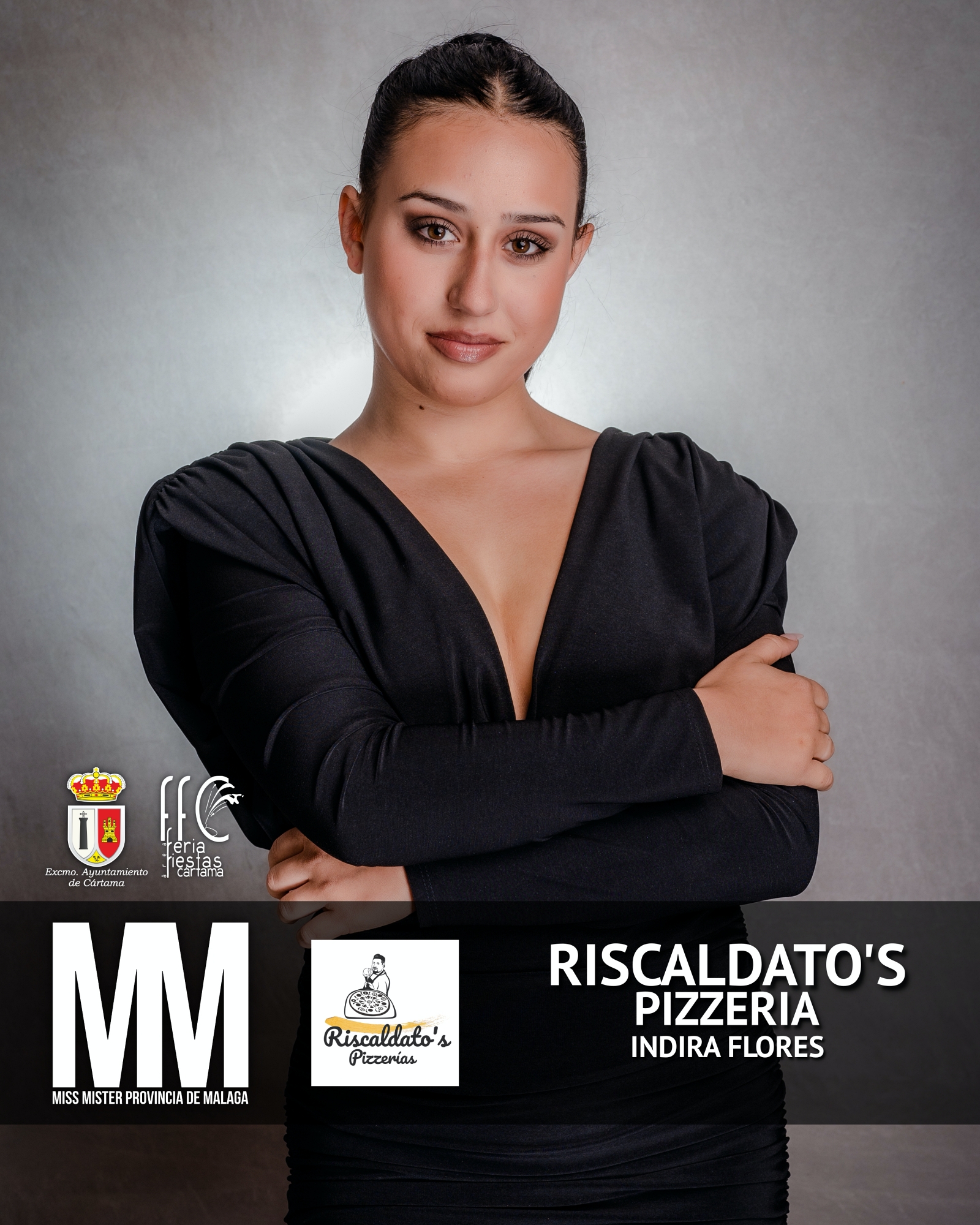 Miss Mister Cartama 2023 Riscaldato's Pizzeria Indira Flores