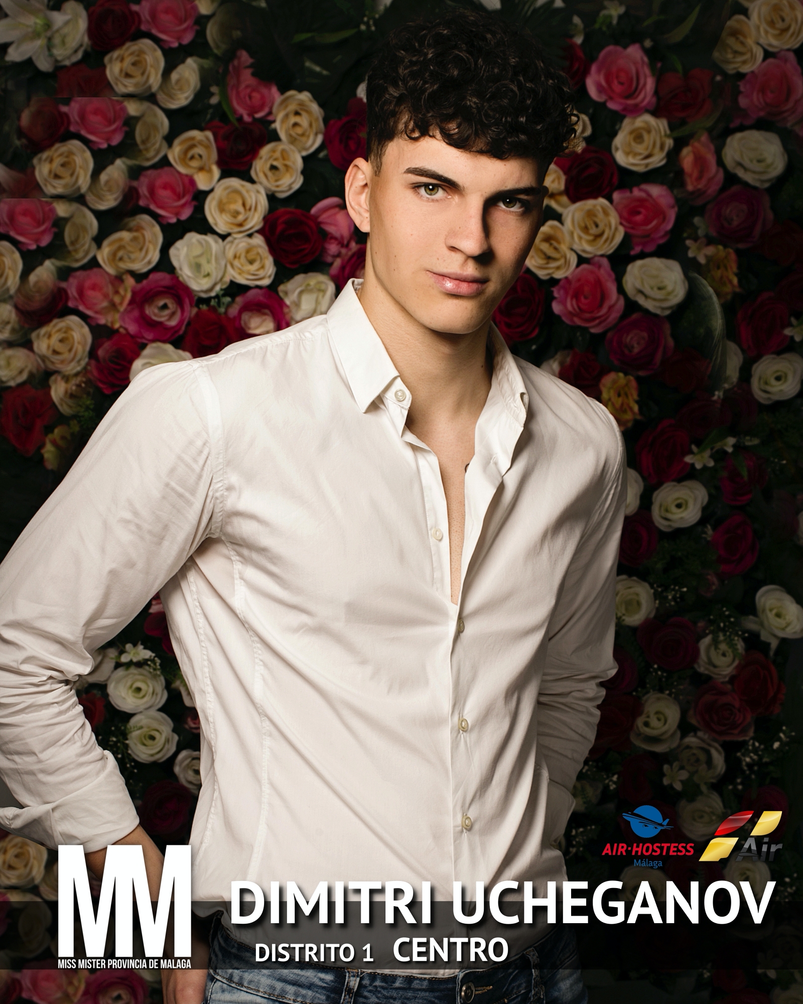 Miss Mister Malaga Capital 2023 Distrito 1 Centro Dimitri Ucheganov