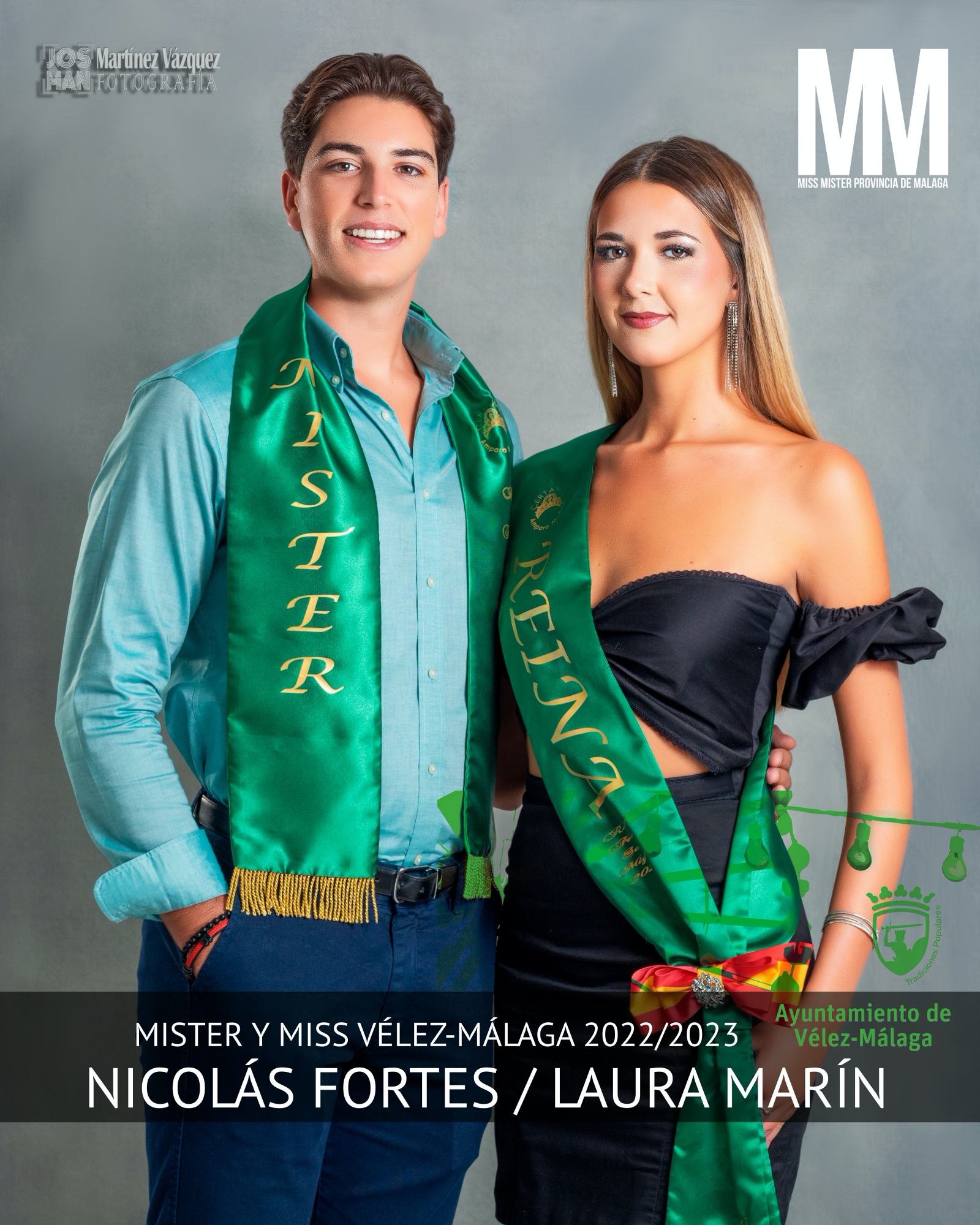 Miss Mister Provincia de Malaga 2023 Miss Mister Velez Malaga 2022 2023 Laura Marin Nicolas Fortes