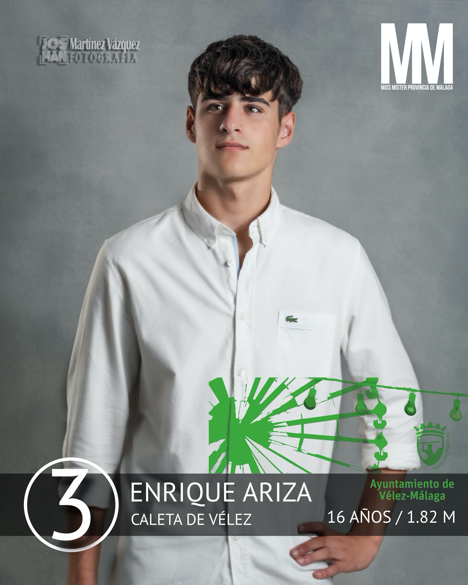 Mister Provincia de Malaga 2024 Mister Velez Malaga 2023 3 Enrique Ariza