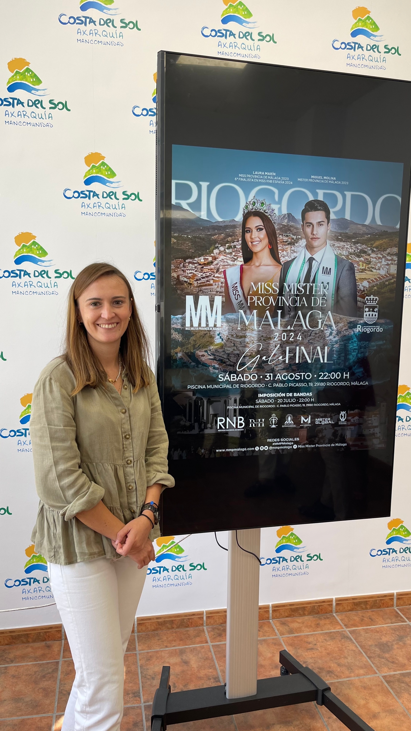 Mancomunidad Axarquia Presentacion Miss Mister Provincia de Malaga 2024 Riogordo Esther Fernandez 4