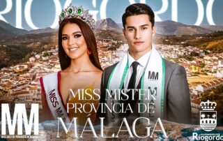 Portada 91 Aniversario Miss Mister Provincia de Malaga 2024 en Riogordo Laura Marin Medina Miguel Molina Sanchez