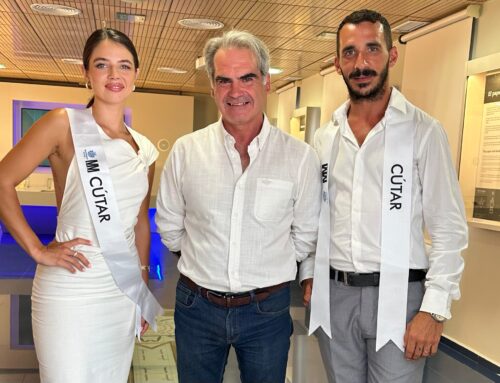 Miss Mister Cútar 2025 recibidos por Francisco Javier Ruiz