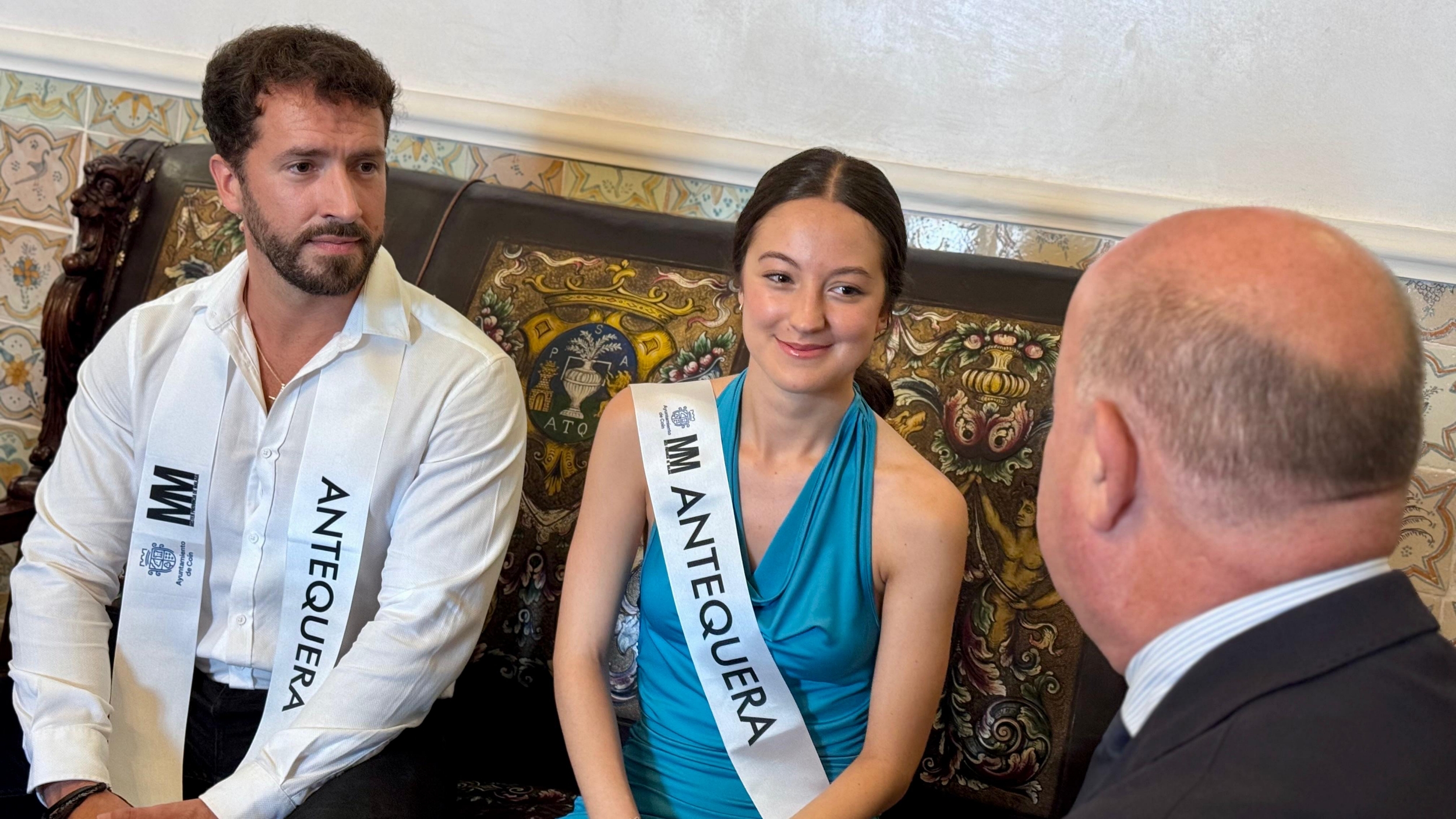 Manolo Baron Alcalde Ayuntamiento Antequera Recepcion Miss Mister Antequera 2025 Angela Martinez Manuel Calatrava Miss Mister Provincia de Malaga 2025 en Coin 4